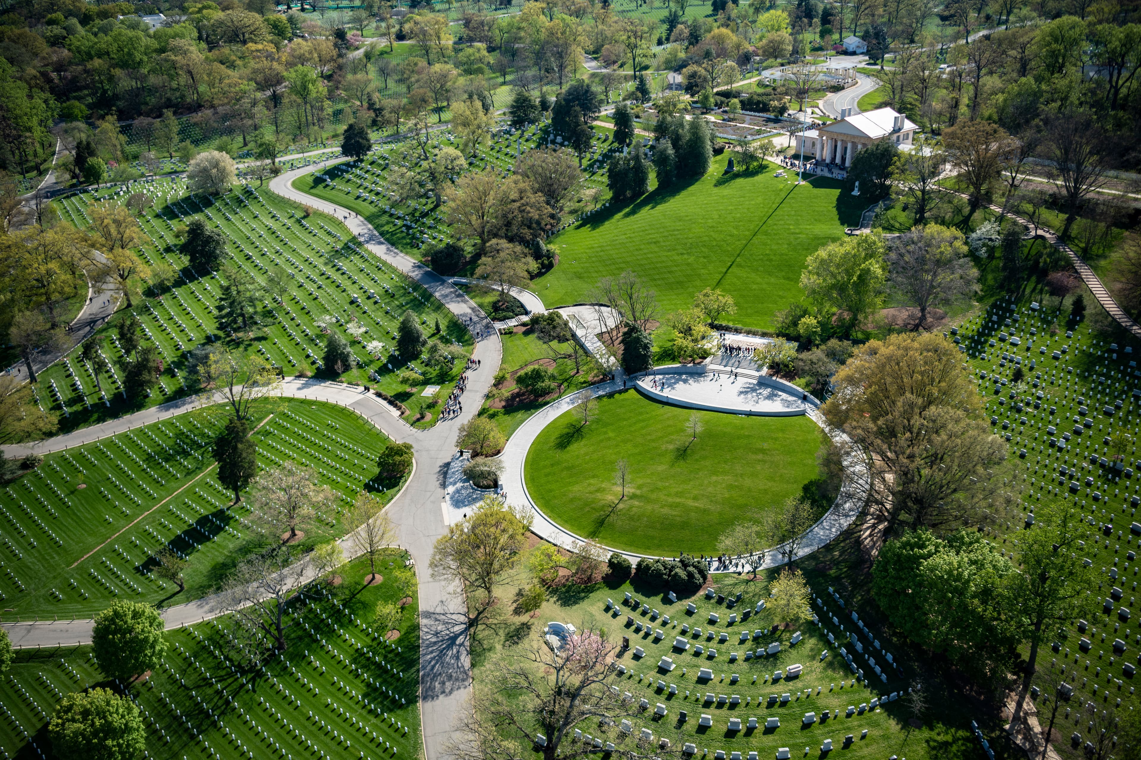 Arlington National Cemetery Overhead